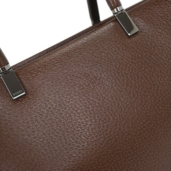 Gucci Brown Pigskin Bamboo Tote Bag 002.1034 200047 196218 - Picture 4 of 9